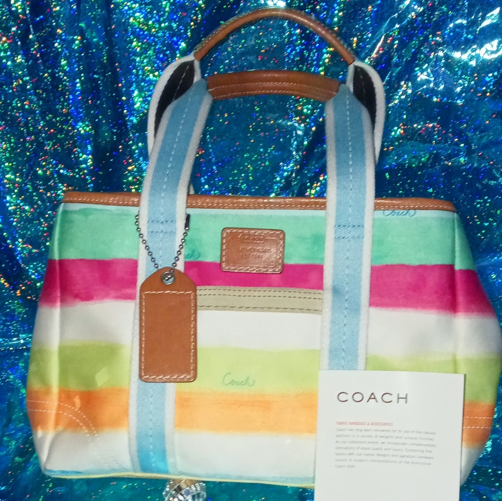 Coach watercolors bag